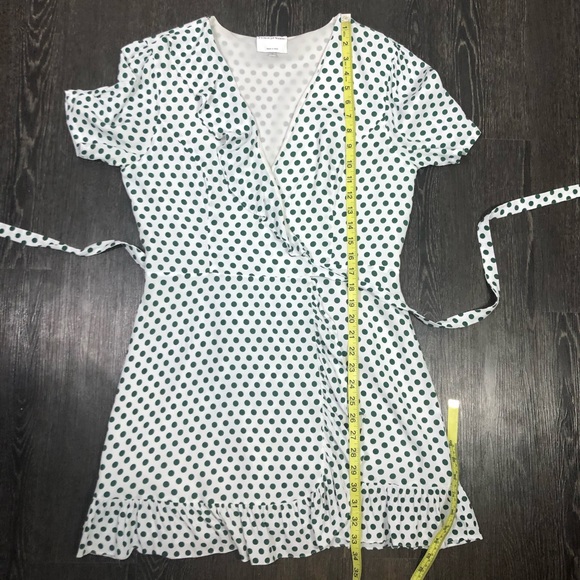 Privacy Please Polka Dot Wrap Dress - Picture 12 of 15